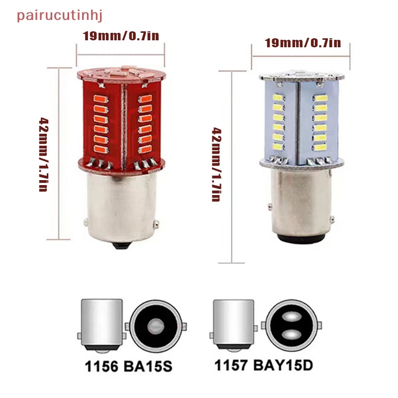 Cặp Đèn led Phanh 1157 smd drl 30 Bóng Chuyên Dụng Cho Xe Hơi vn