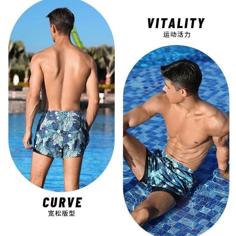 Quần Bơi Hai Lớp Khô Nhanh Mẫu Mới Năm 2023 Dành Cho Nam
