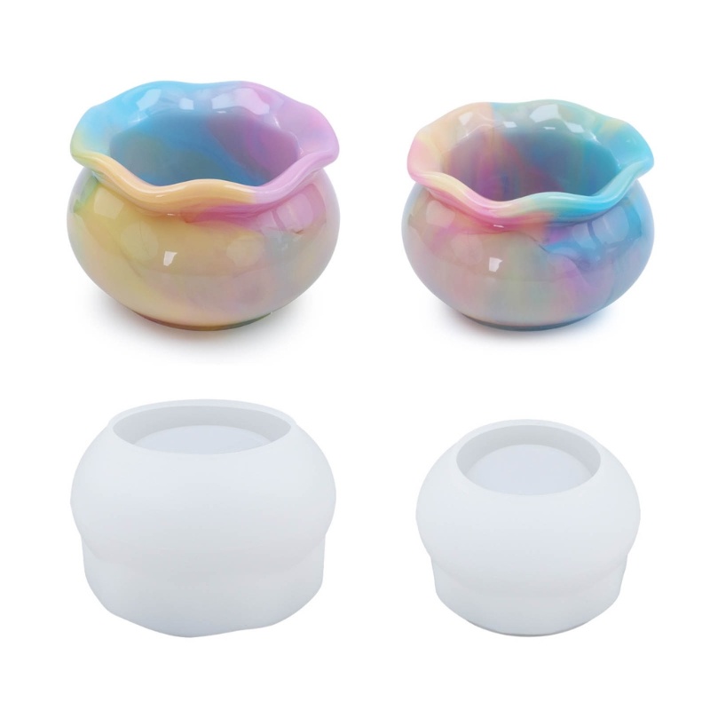 Khuôn Silicone Hình Lọ Hoa / Bể Cá Độc Đáo