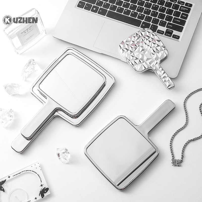1 Gương Trang Điểm Cầm Tay Hình Vuông kuzhen