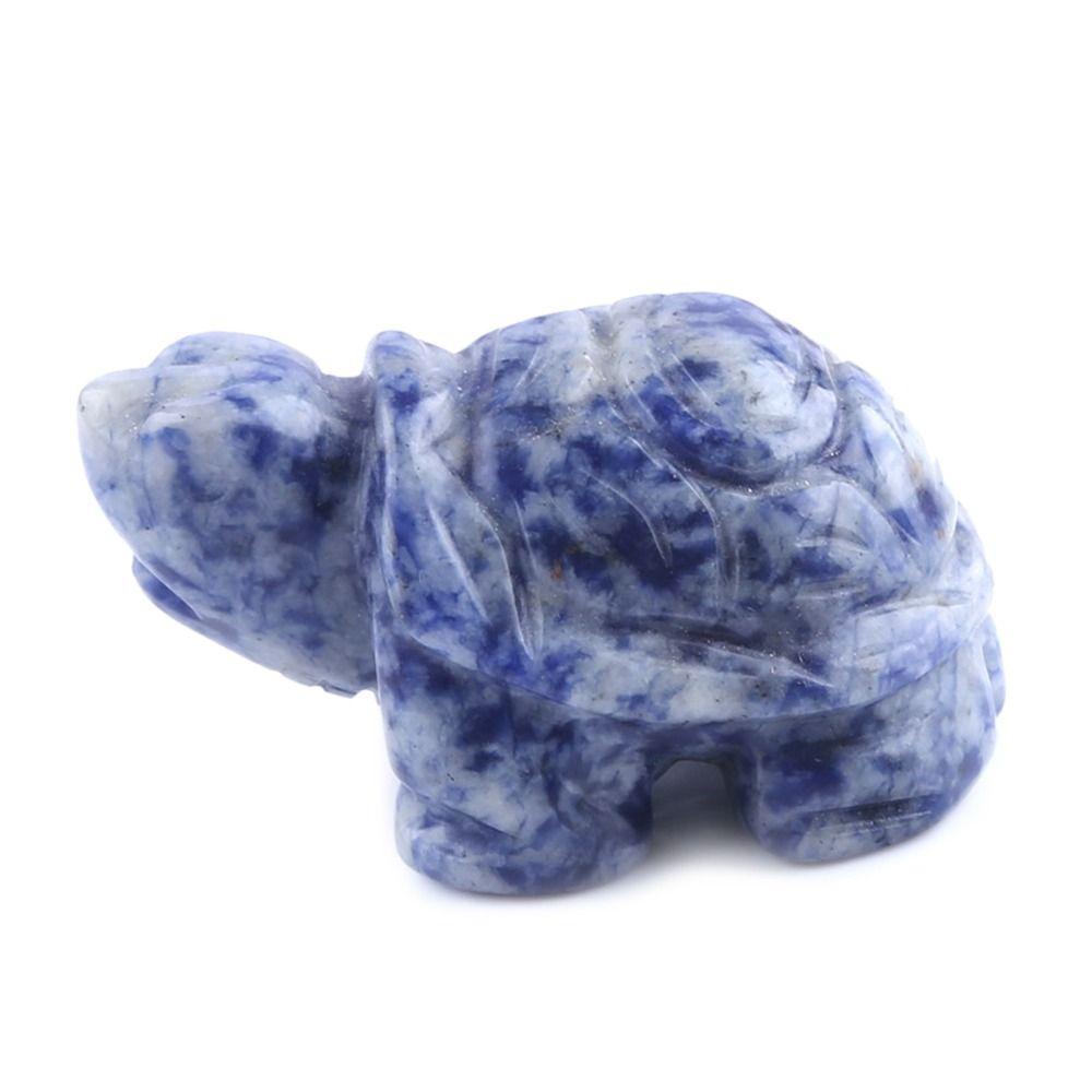 Muvako Tượng Rùa Biển 2 "Bằng Đá Tự Nhiên Giàu Có Thời Trang Trang Trí Bể Cá