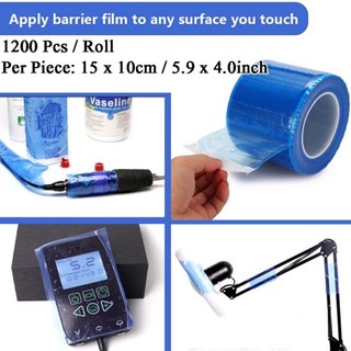 Màng dán nilong máy phun xăm,miếng dán Bluflim y tế vệ sinh dụng cụ phun xăm, đèn - NHÍM DCPX