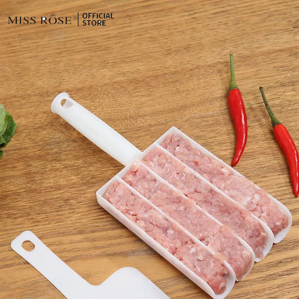 NÓNG! Dụng Cụ Làm Thịt Viên Gấp Bốn Lần Mới Máy Làm Thịt Viên 4 Trong 1 Máy Làm Thịt Viên Hữu ích Bộ Cá Viên Dụng Cụ Nấu ăn