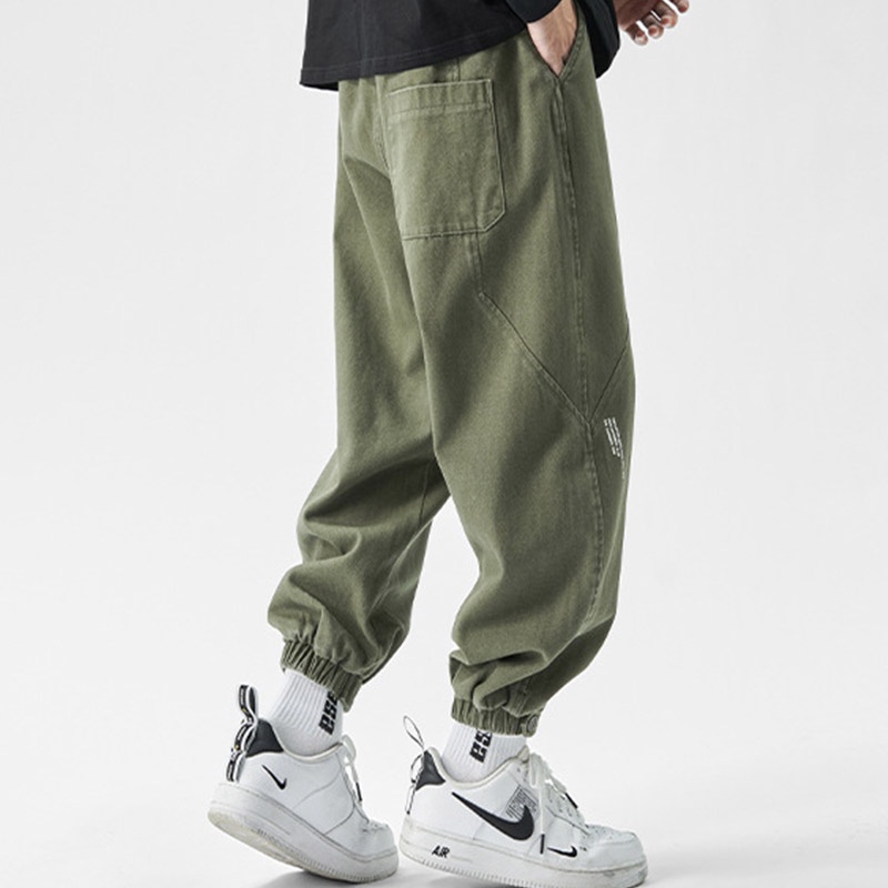 ESEA Quần Thể Thao Màu Trơn Đơn Giản Phong Cách retro Nhật Bản Cho Nam Và Nữ