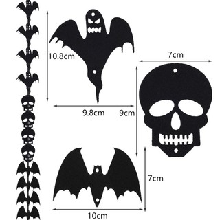 Set 12 Dây Cờ Treo Trang Trí Halloween