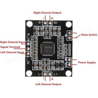 036 module khuếch đại âm thanh mini pam8610 2x15w