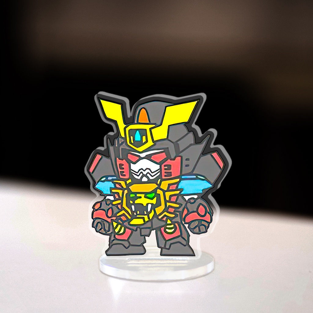 Mô hình Mini Gundam Robot Gundam Mk - II  God Gundam Z Gundam Standee Chibi Anime trang trí góc học tập cao 3cm