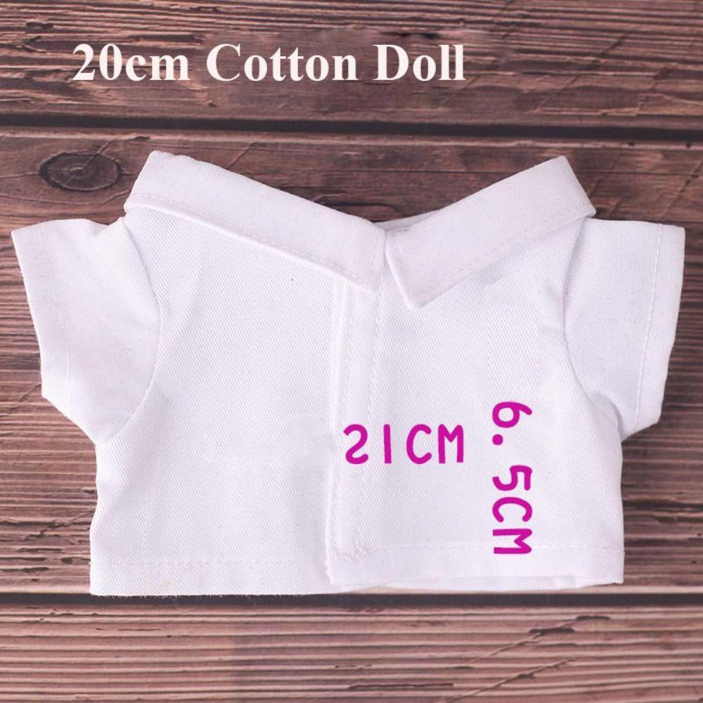 Áo Thun Cotton Mini 10 / 20cm Chất Lượng Cao Thời Trang Cho Búp Bê