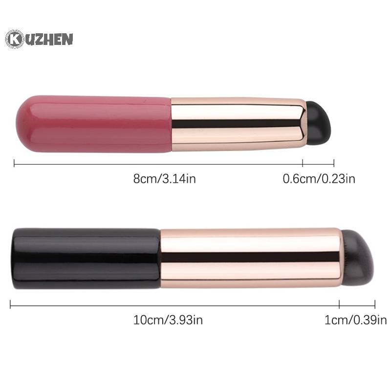 Kuzhen Cọ Trang Điểm Môi Đầu Tròn Bằng Silicon Góc Nghiêng