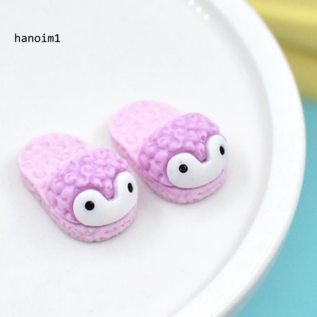 Set 4 Dép Đi Trong Nhà Búp Bê Hình Chim Cánh Cụt Hoạt Hình Mini Cho Bé