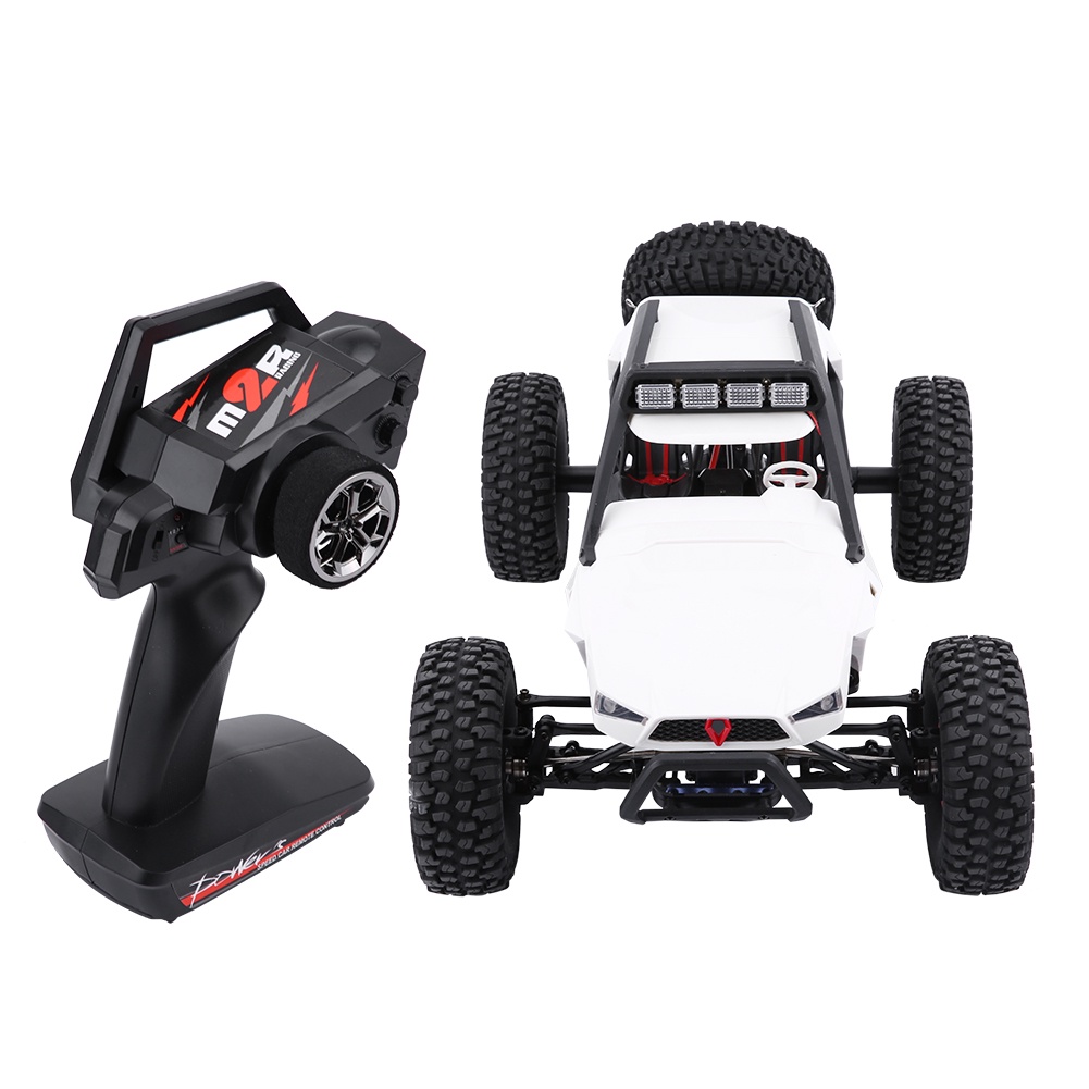 Wltoys 12429 2.4GHz 4WD 1/12 Xe điện RC bánh xích có đèn LED RisingGirl