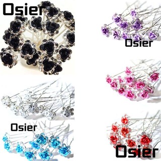 Set 20 kẹp tóc hình hoa đính kim cương giả dễ thương cho nữ