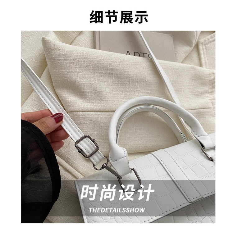 Túi Đeo Chéo Hình Vuông Cỡ Lớn Màu Sắc Tươi Sáng Phong Cách Retro Thời Trang Mùa Hè Cho Nữ