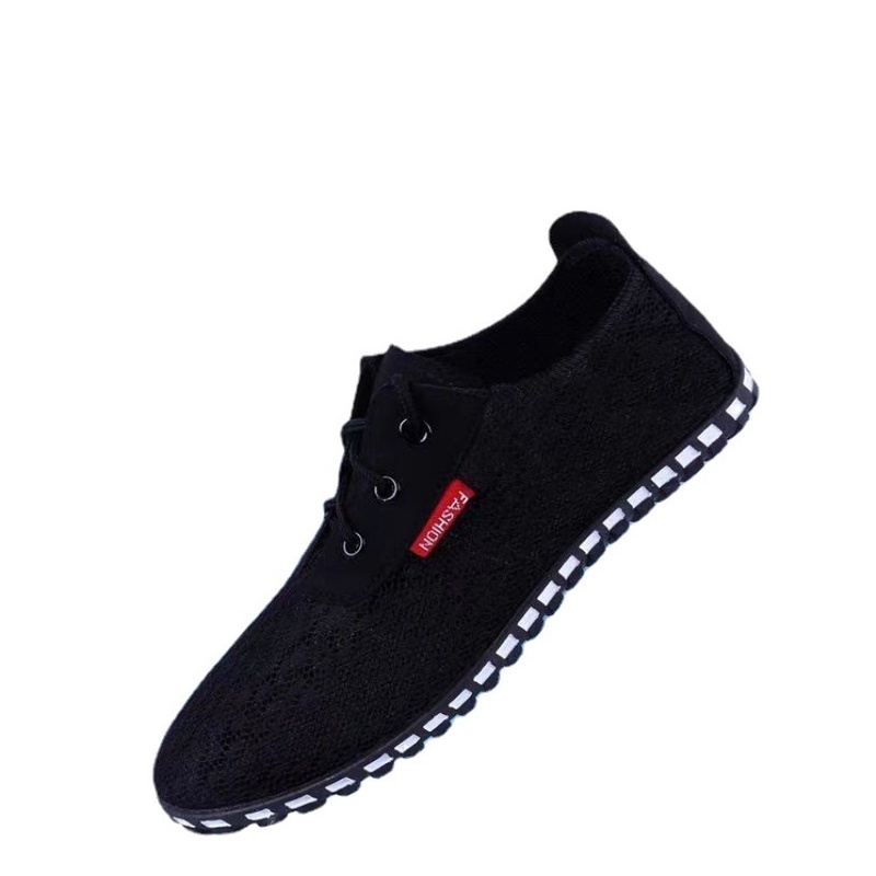 Giày Thể Thao Màu Đen Thoáng Khí Thời Trang Mùa Hè Cho Nam