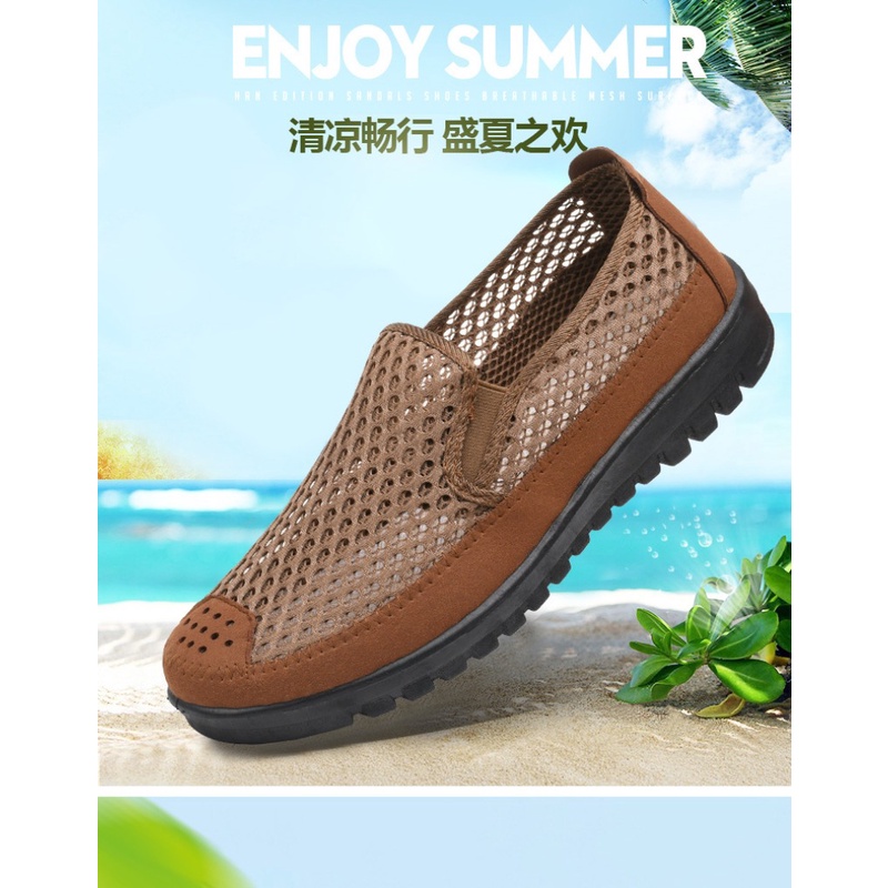 Giày Lười Đế Mềm Thoáng Khí Thời Trang Cho Nam