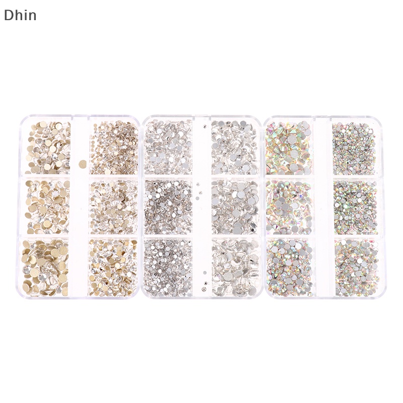 Hộp 6 Kích Cỡ Đá Pha Lê Trang Trí Móng Tay Nghệ Thuật