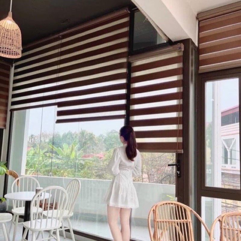 Rèm cầu vồng cao 125cm vải cản sáng 85%