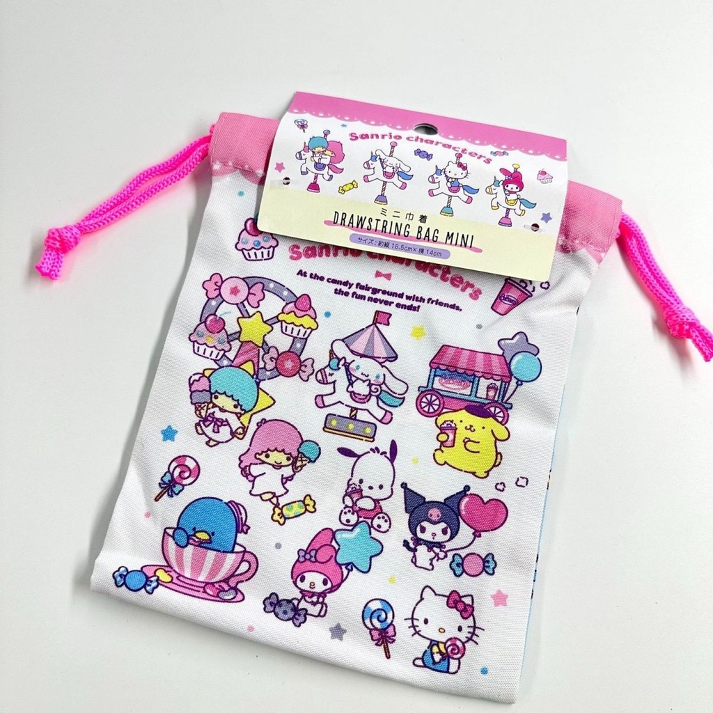 Túi Dây Rút Đựng Đồ Du Lịch Họa Tiết Chú Chó Cinnamon Dễ Thương