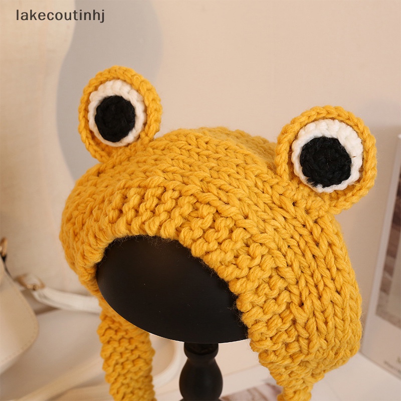 Mũ Dệt Kim Hình Ếch Con Phong Cách Hàn Quốc Đáng Yêu Cho Nữ