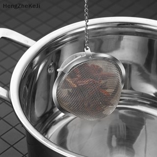 [Hengzhekeji] Máy pha trà không gỉ Sphere Locking Spice Tea Ball Strainer MeshTea Filter Toolhe
