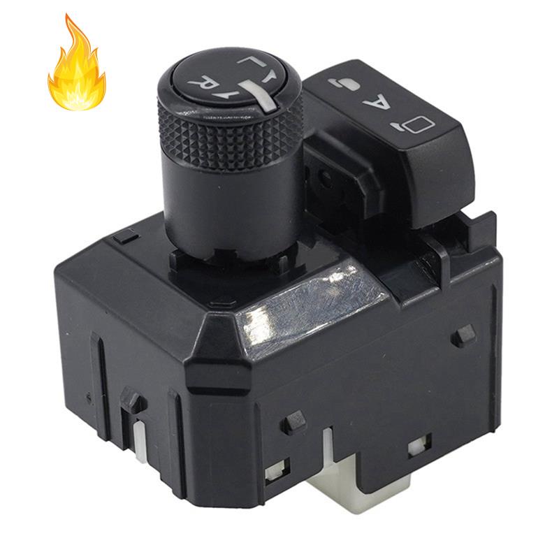 1 Công Tắc Điều Chỉnh Gương Chiếu Hậu Xe Hơi 183712 Ốp Điện Thoại Màu Đen Cho Toyota Hilux Revo 2015-2020