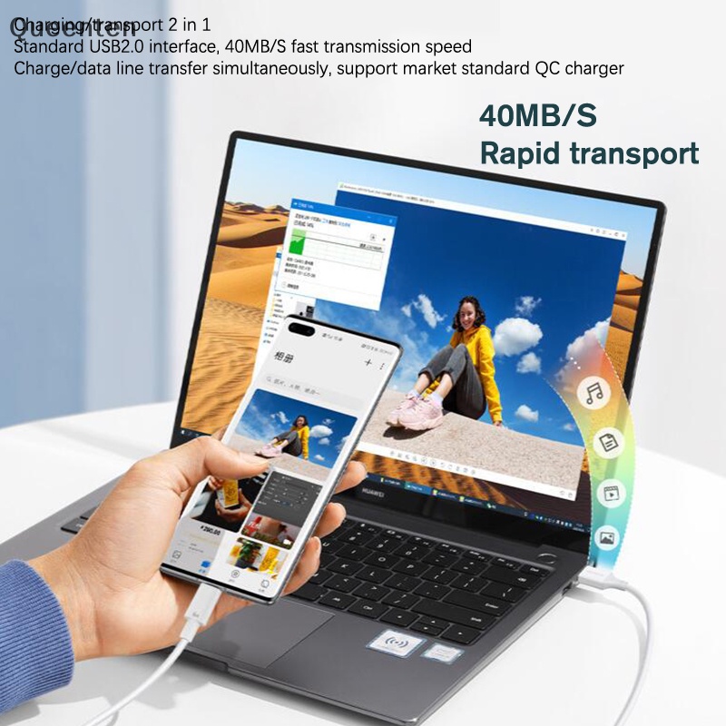 Cáp sạc siêu nhanh queenten 1 / 1.5mile 6a 66w usb type-c cho xiaomi samsung huawei qt