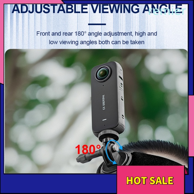 Re head-mounted camera holder first-person view video head mount strap tương thích cho action3 / x3 / 11 vlog pov /