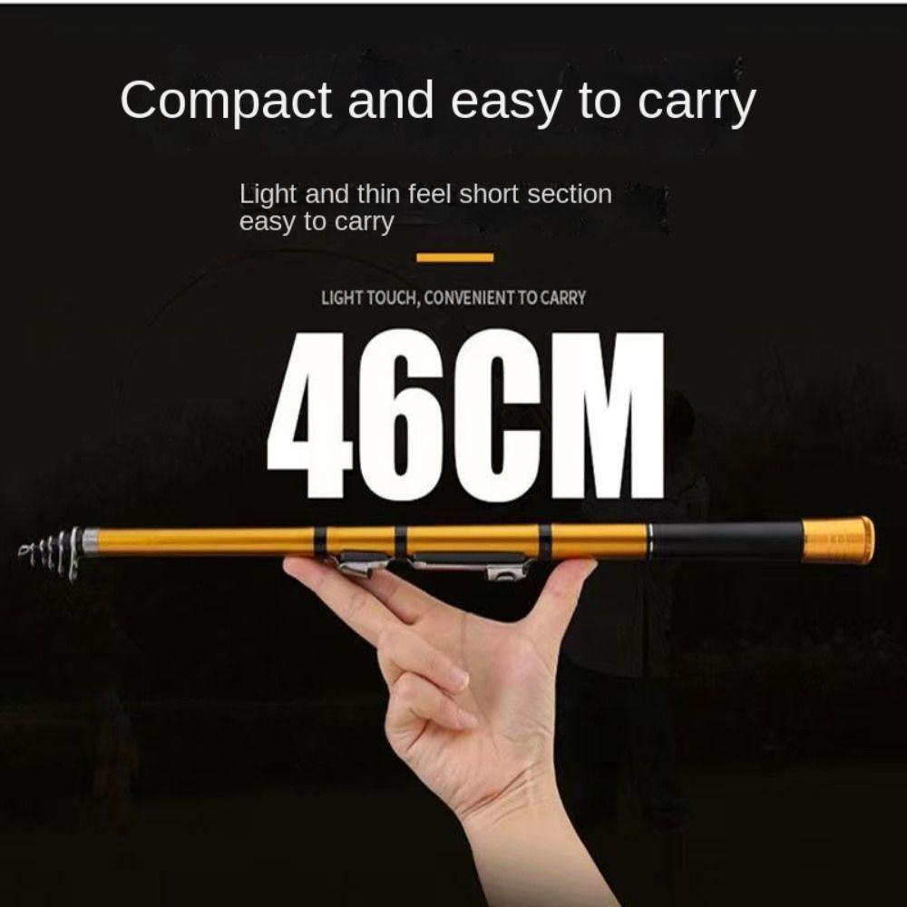 Muvako Cần Câu Cá Mini Bằng Sợi Carbon 1.5M-3.0M