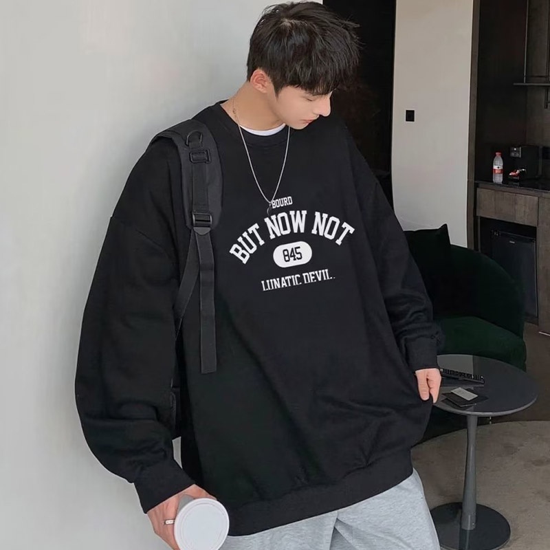 Áo thun AOKANG tay dài in chữ thời trang dành cho nam