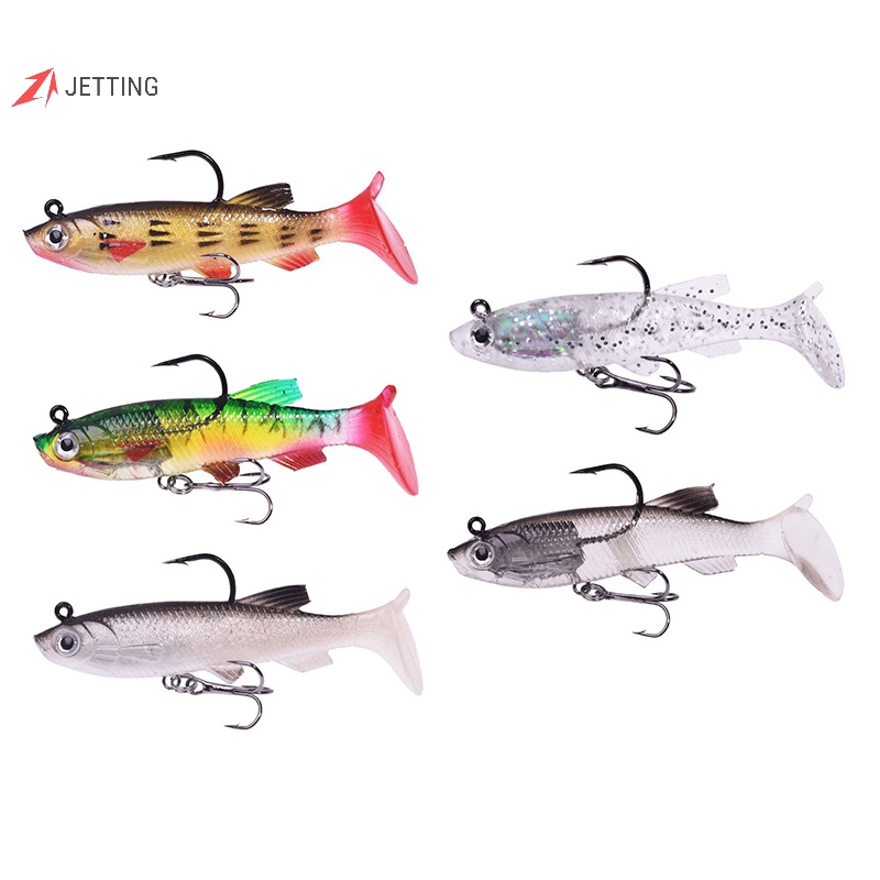 Mồi Câu Cá Giả Hình Chữ t Mềm Mại 7.5cm / 12g