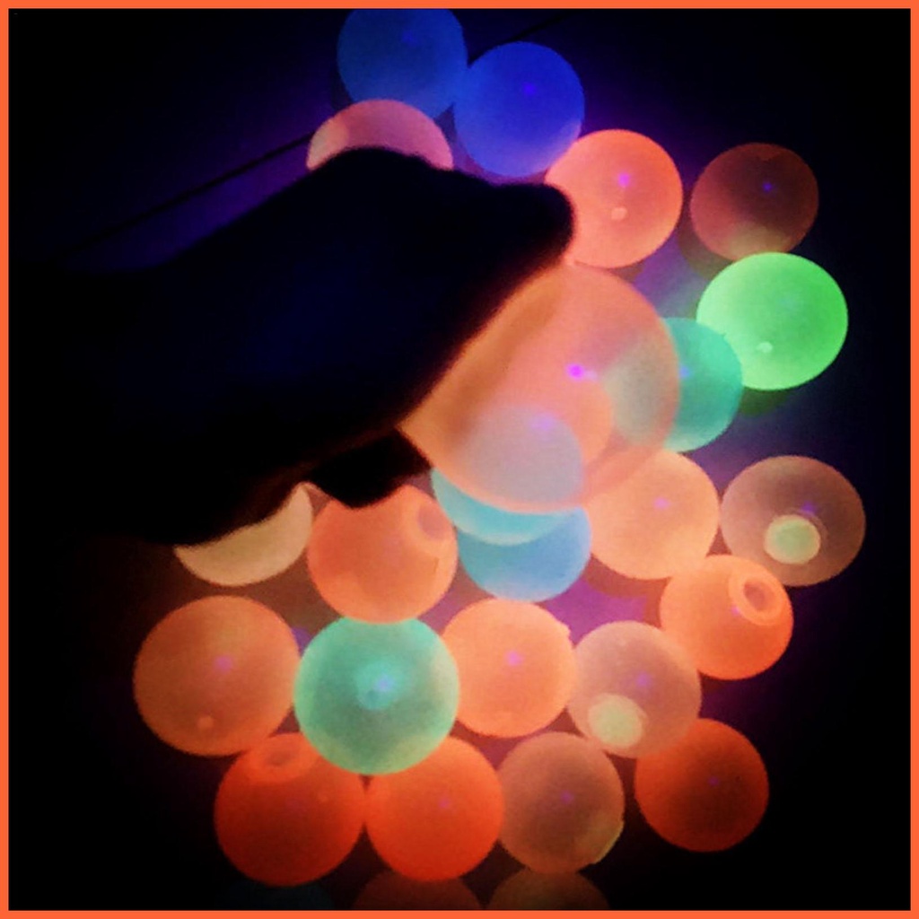 Đồ Chơi Banh Dính Mềm Phát Sáng Trong Bóng Tối Di Động Gắn Trần Nhà Cho Trẻ Em chunvn