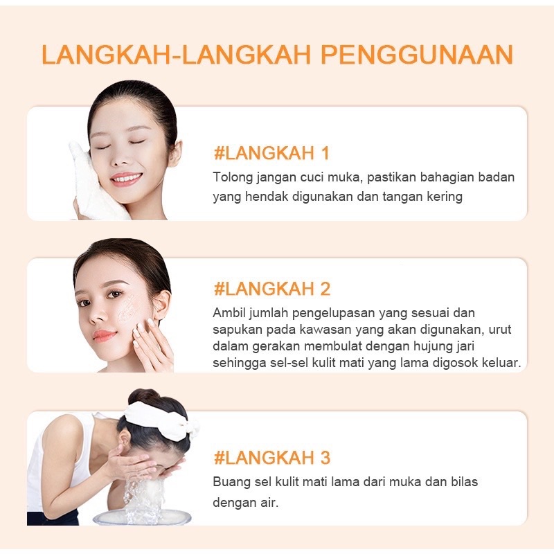 Kem BB Tẩy Tế Bào Chết Làm Trắng Da GMEELAN 3CPS 30GR 50ml