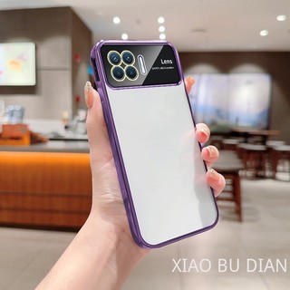 Ốp Điện Thoại TPU Dẻo Trong Suốt Với Miếng Dán Bảo Vệ Camera Cho OPPO a18 a38