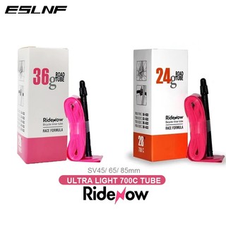RideNow Lốp Xe Đạp Siêu Nhẹ 24g / 36g Săm Xe Đạp 700C Thay Thế Chuyên Dụng Cho 700C Road Bike 18 23 25 28 30 32C Presta Ruột Xe Đạp Tpu