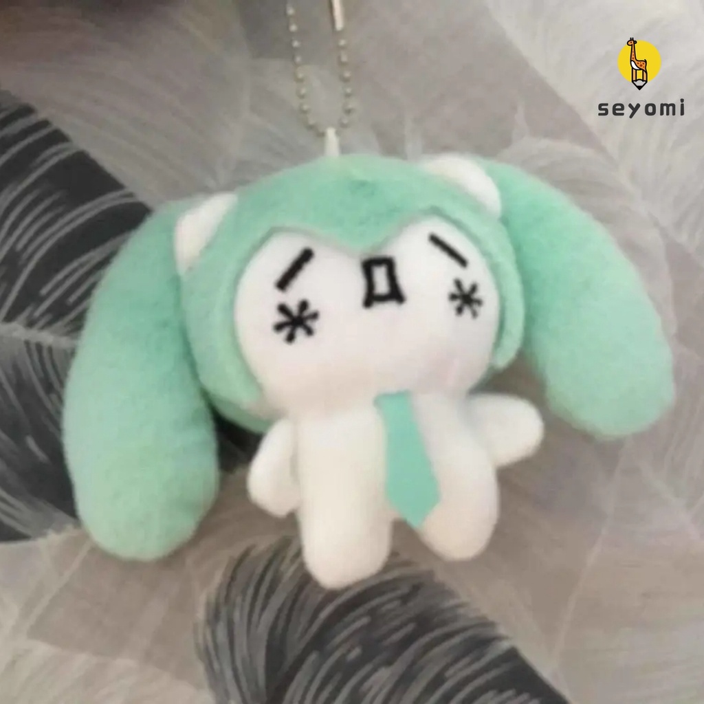 Mới Móc Khóa Búp Bê Hatsune Miku Nhồi Bông Xinh Xắn