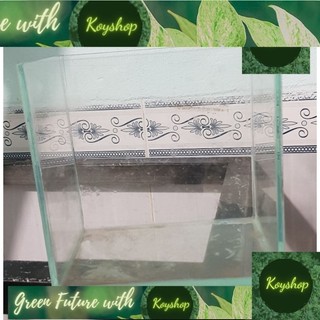 Hồ cá mini,hồ cá betta để bàn 15x10x15. -