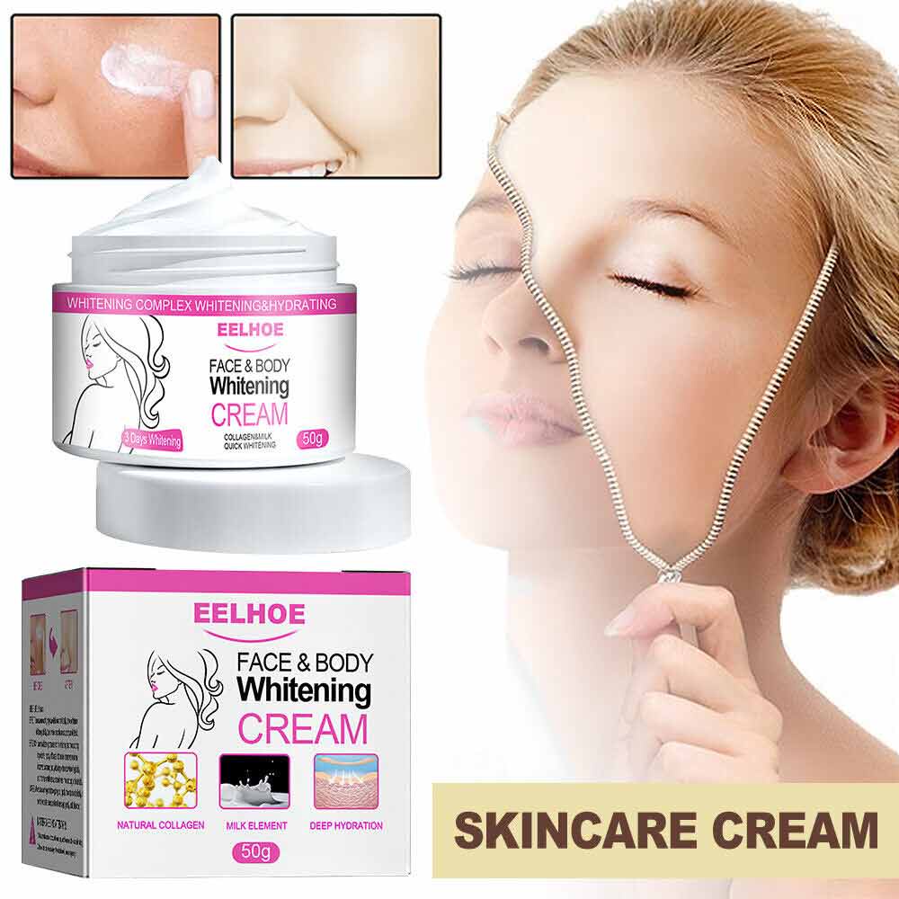 Dark Skin Permanent Whitening Cream 3 DAYS Body Bleaching Lightening Brightening