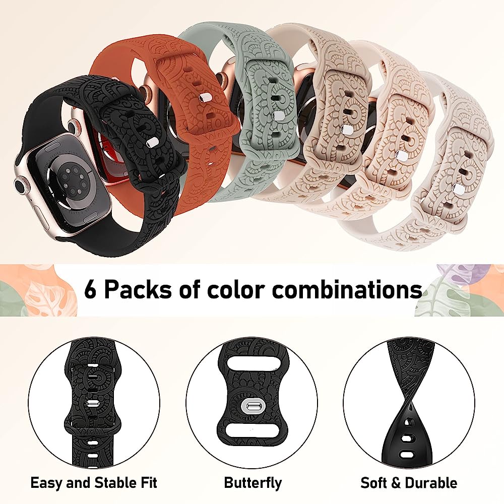 Dây Đồng Hồ Thể Thao Bằng silicone Cho apple watch series 9 8 7 ultra 49mm 45mm 44mm i watch 6 5 se 4 3 42mm 38 / 41mm 40mm