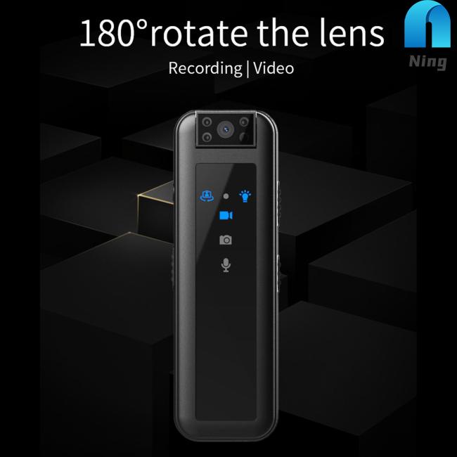 Máy ảnh cơ thể ning máy ảnh cơ thể nhỏ 1080p với hồng ngoại tầm nhìn ban đêm cảnh sát cơ thể máy quay bỏ túi cam cho cuộc họp cưỡi ngựa