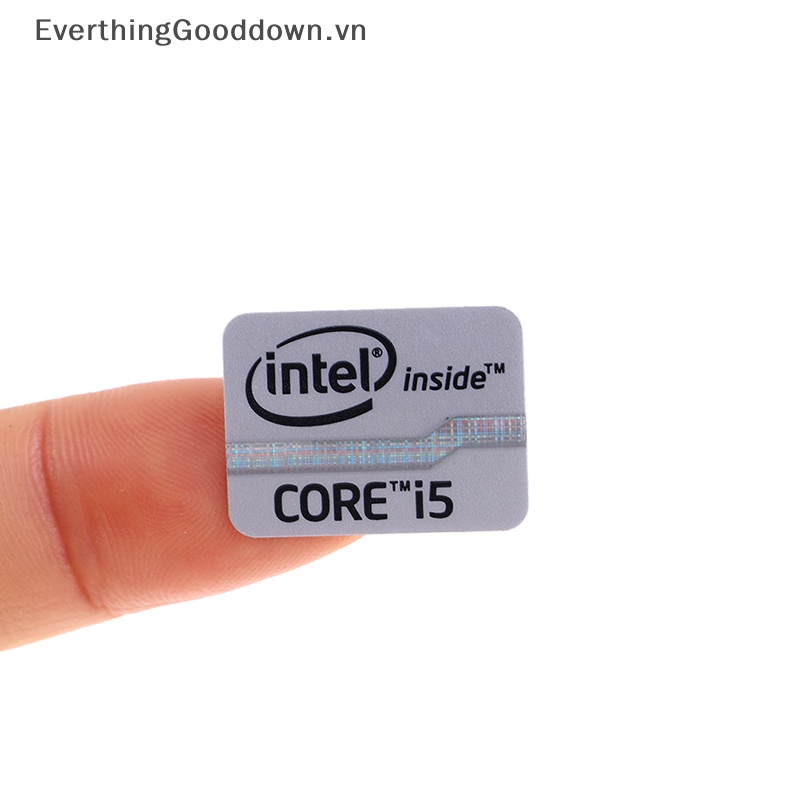 Everthinggooddown 5 cái ultrabook performance label sticker logo máy tính xách tay intel core i3 i5 vn