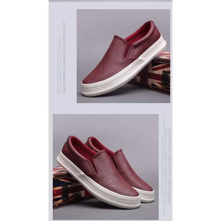 Slip on - Giày lười da nam thương hiệu BAODA mẫu mới 2023 - Mã SP 8037