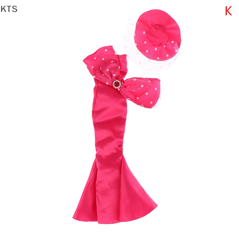 Kts quần áo búp bê cho 30 cm quần áo búp bê công chúa váy trailing váy dạ hội váy cưới nhà búp bê trang trí kt