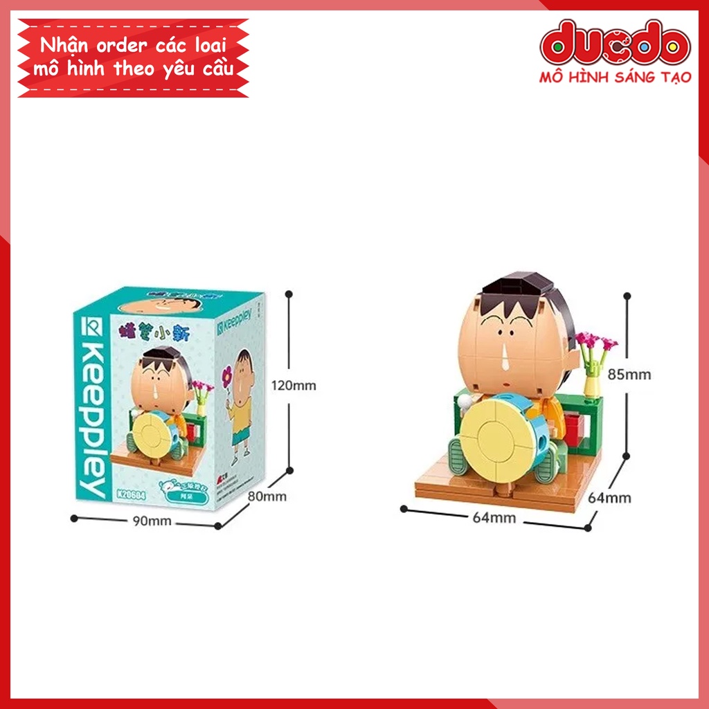 Keeppley K20601 K20602 K20603 K20604 K20613 Brick Headz Shin cậu bé bút chì - Đồ chơi Lắp ghép Mô hình BrickHeadz