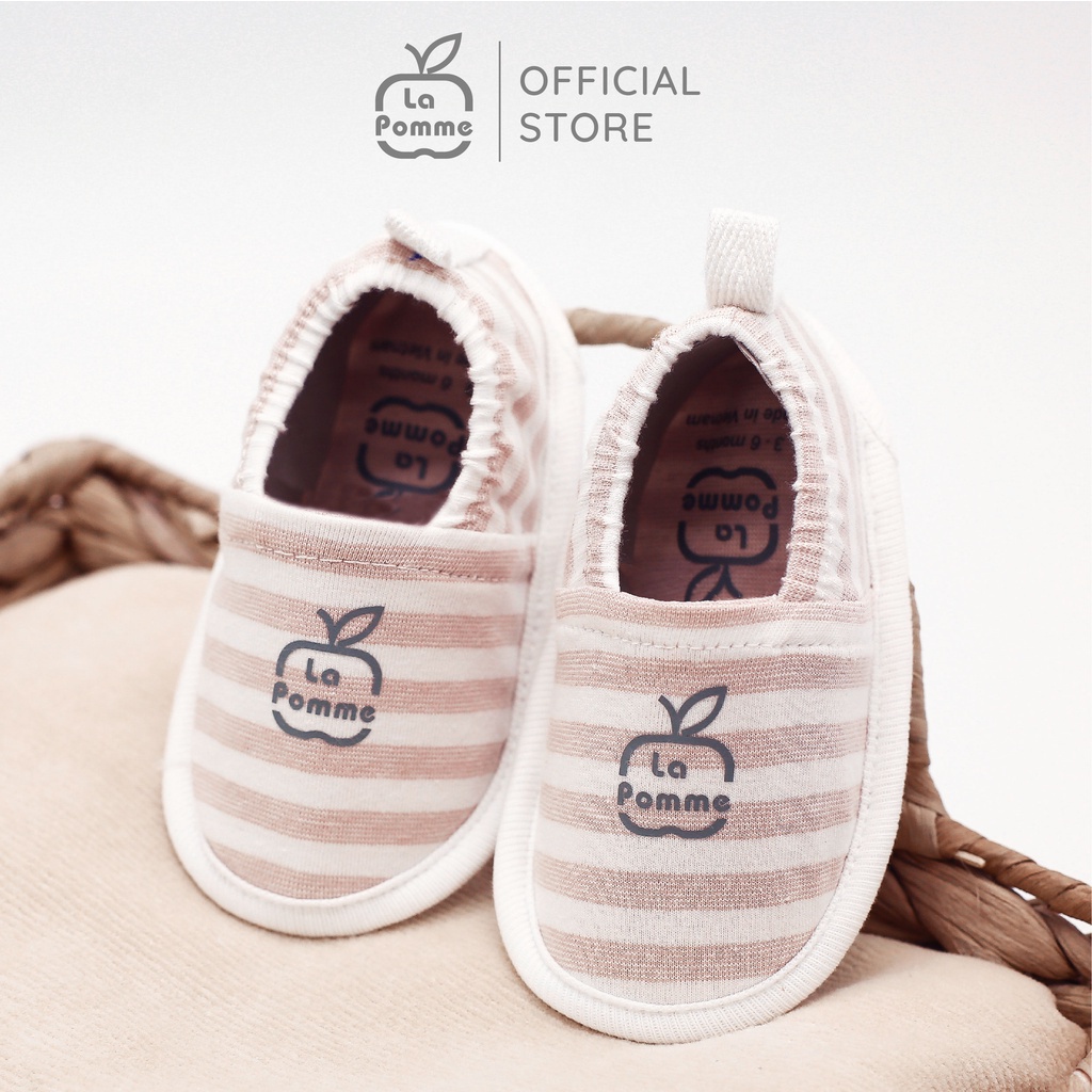 La Pomme - BB001 Giầy vải sơ sinh La Pomme Booties cho bé