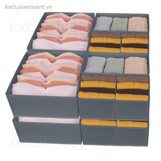 New underwear organizer pp home cabinet divider storage box closet organizer drawer socks quần short bra storage box