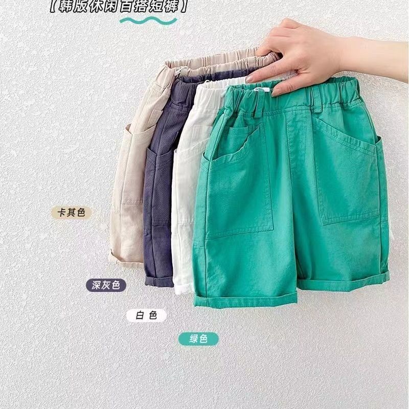 Quần Short Cotton Nguyên Chất Phong Cách Hàn Quốc Nhật Bản Mới 2023 Dễ Phối Đồ Cho Bé Trai