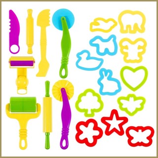 Play dough tools set modeling dough and tools 20pcs playdough tools kit for kids pretend play dough accessories paca3vn