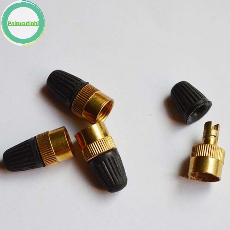 Nắp Van Bánh Xe Hơi / Xe Máy Bằng Đồng vn