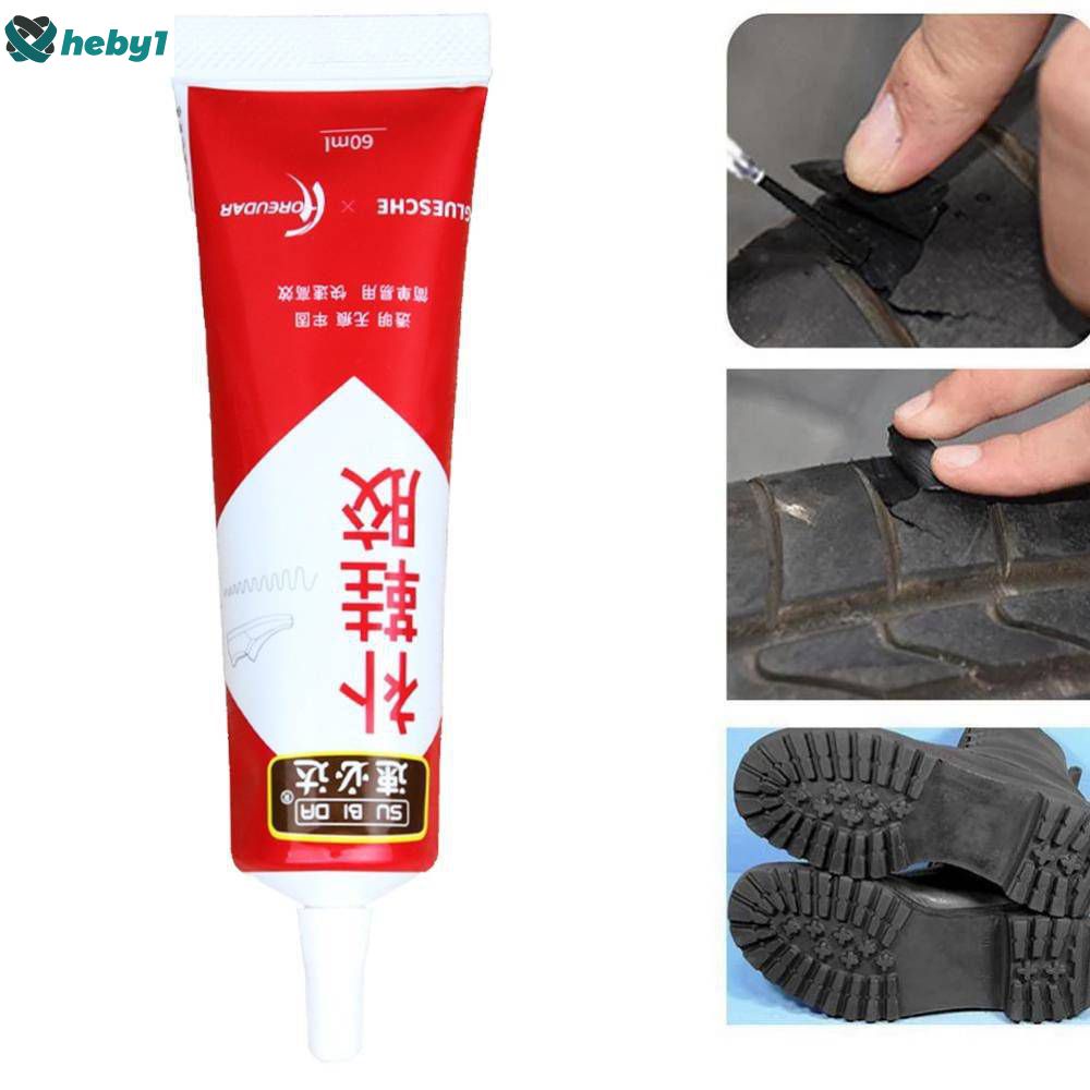 Tertell Keo siêu dính Keo sửa giày/thợ đóng giày Giày da không thấm nước Keo vá giày Strong Shoe Patch Keo Cao su trong suốt 60ml heby1
