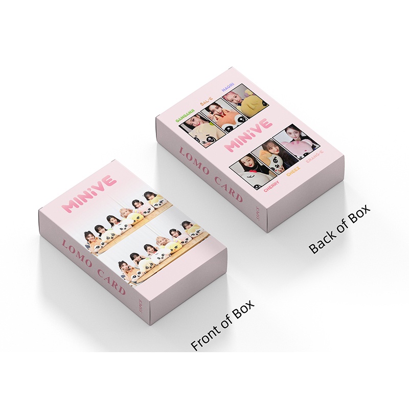 IVE LOMO Card Set 55 Tấm Thẻ Ảnh MINIVE POP UP Hình Nhóm Nhạc